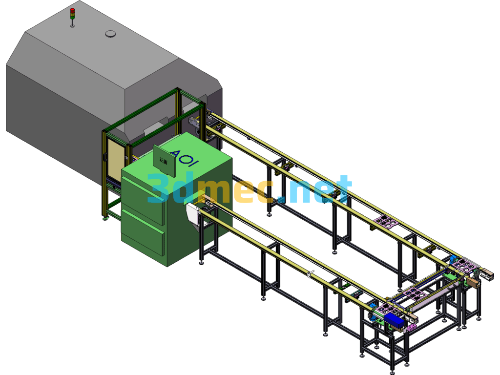 Circular Line - 3D Model SolidWorks Free Download