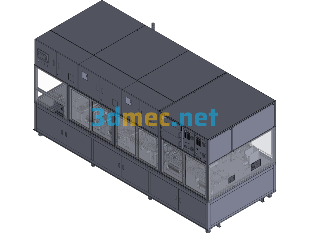 Guangyang Internal Component Assembly Machine & Multi-Function Inspection Machine - 3D Model Exported Free Download