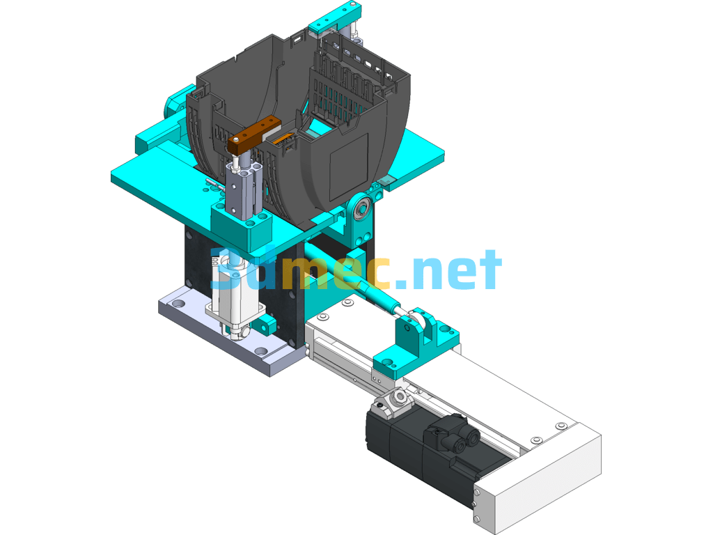 Groove Wheel Assembly Machine 3D - 3D Model SolidWorks Free Download