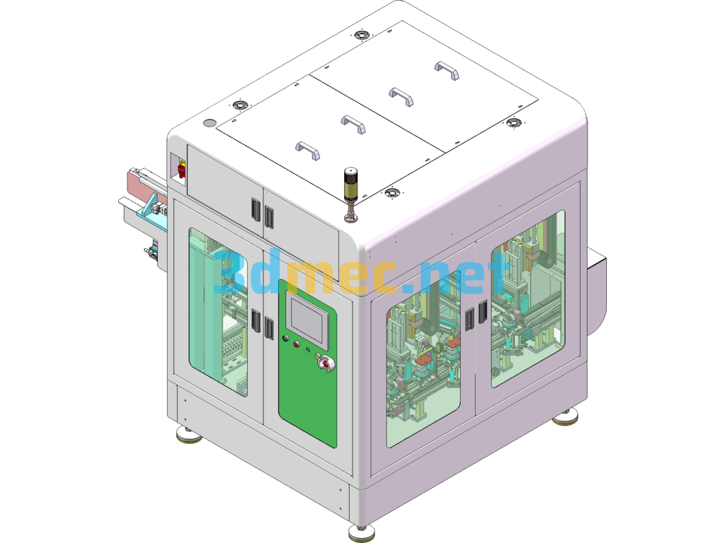 Off-Line Tooling Correction Machine - 3D Model SolidWorks Free Download