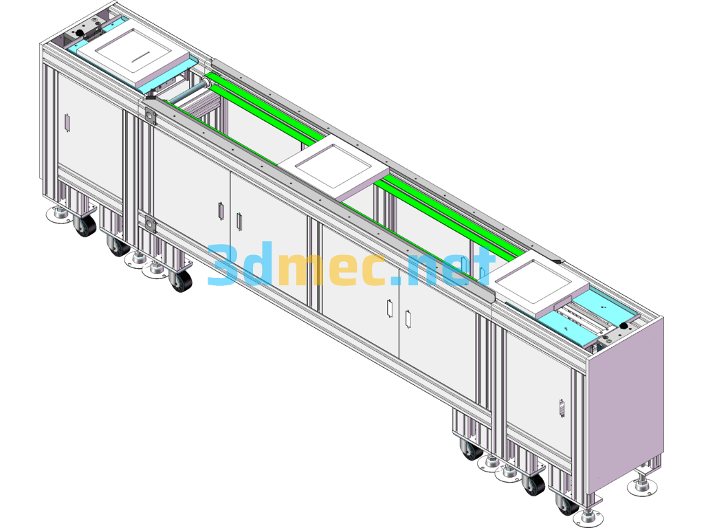 Circulation Conveying Line - 3D Model SolidWorks Free Download