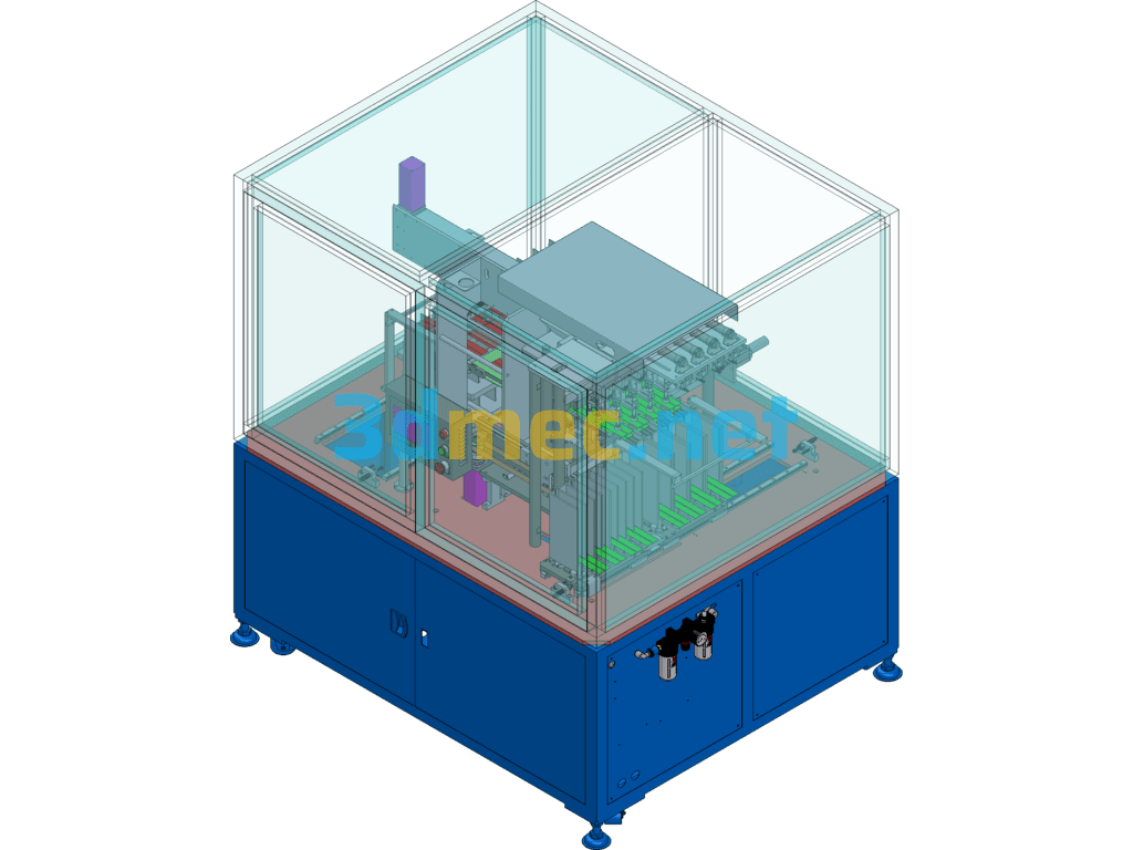 Lithium Battery Cutting Machine - 3D Model Catia Free Download