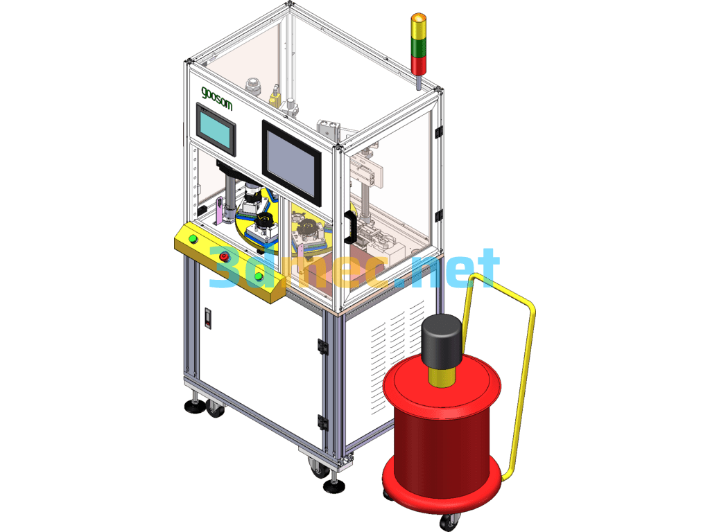 Automatic Riveting Oiling Machine - 3D Model SolidWorks Free Download