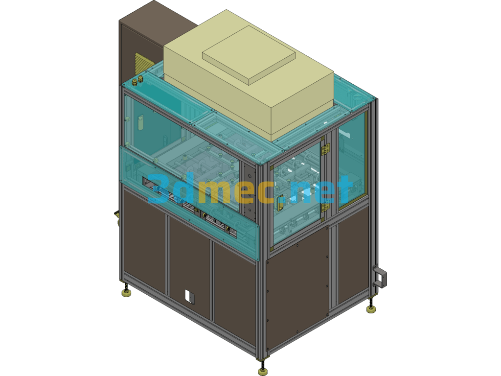 AGV Lifting, Turning And Conveying - 3D Model SolidWorks Free Download