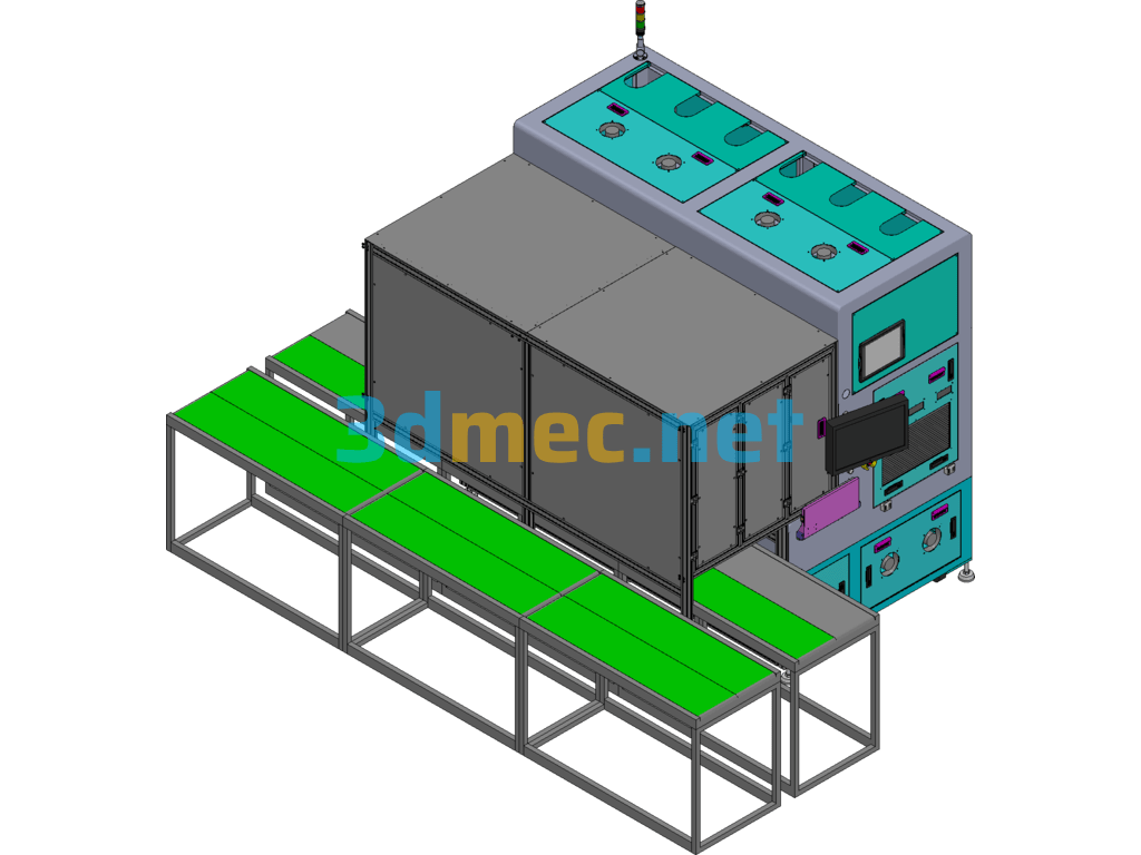 UV Curing Equipment - 3D Model Exported Free Download