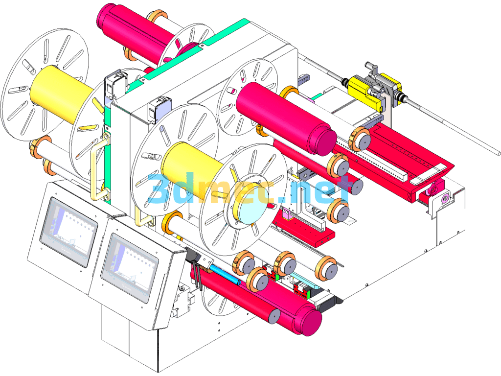 Label Feeder - 3D Model SolidWorks Free Download