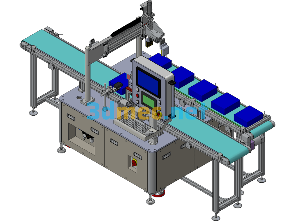 OCV Detection And Sorting Machine - 3D Model Catia Free Download