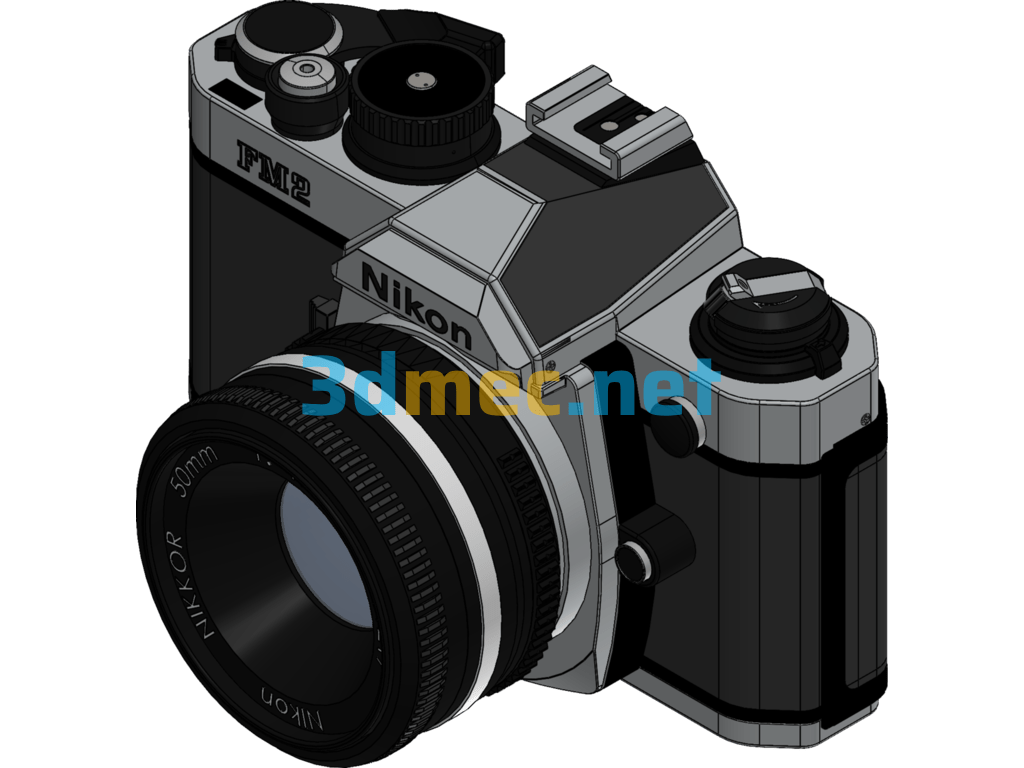 NIKON Camera - 3D Model SolidWorks Free Download