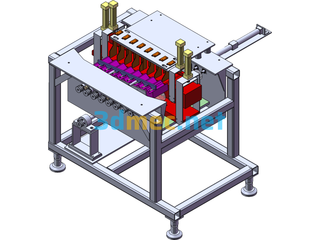 Non-Standard Automatic Cleaning Machine - 3D Model SolidWorks Free Download