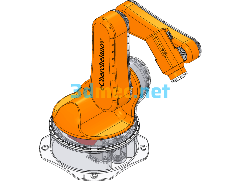 5-Axis Industrial Robot - 3D Model SolidWorks Free Download