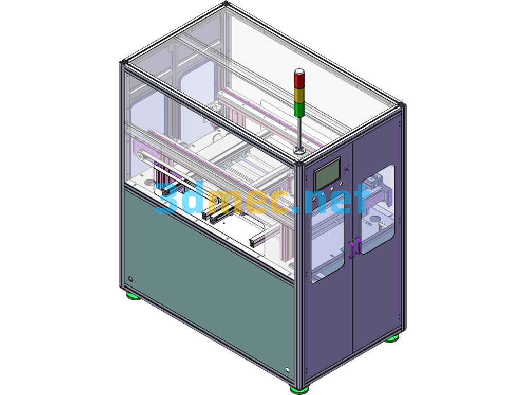 Design Of Hot Melt Glue Machine (Equipment) - 3D Model SolidWorks Free Download