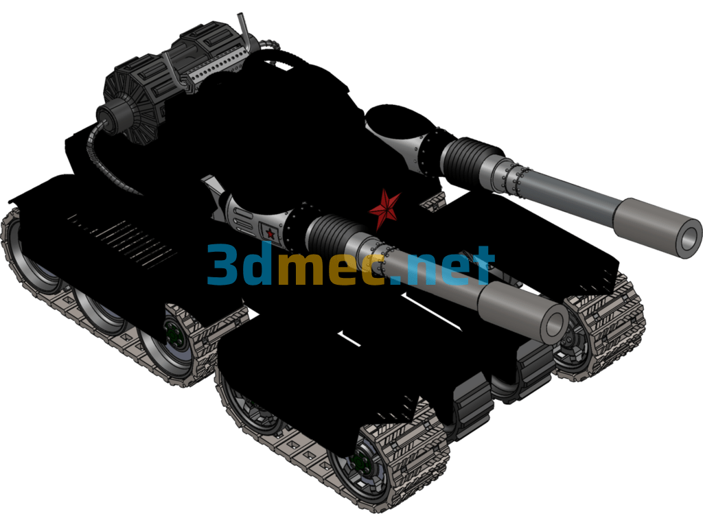 Dingnan Tank - 3D Model SolidWorks Free Download