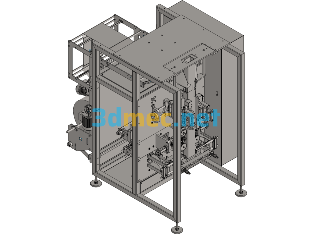 Vertical Packaging Machine - 3D Model SolidWorks Free Download