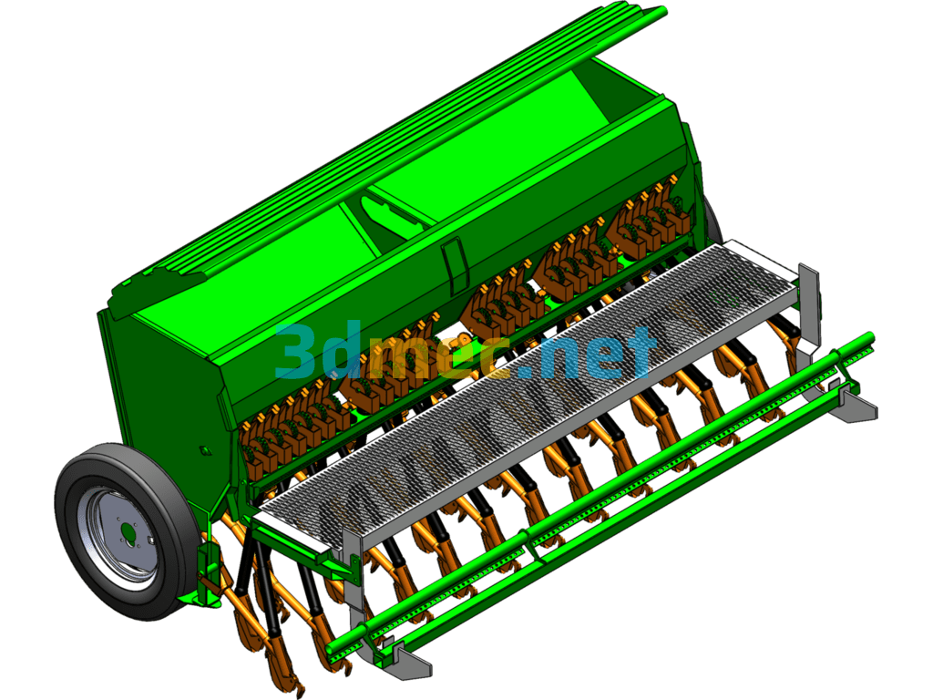 Amazone D9 3000 Seeder - 3D Model SolidWorks Free Download