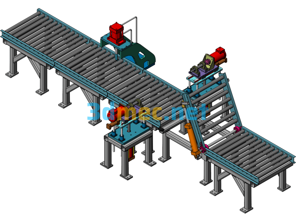 Automatic Conveyor - 3D Model SolidWorks Free Download