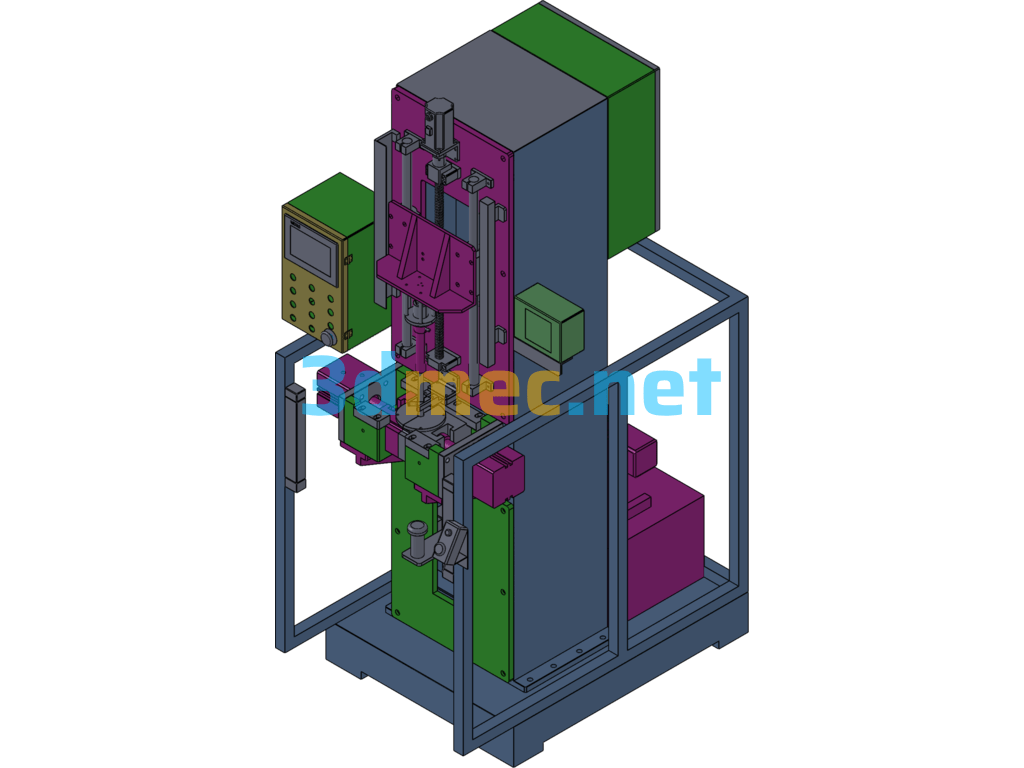 Non-Standard Design Shock Absorber Inflator (Step Provided) - 3D Model SolidWorks Free Download