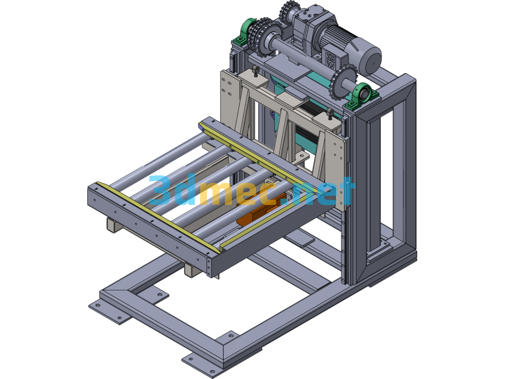 Hoist (Electric Lift) SW Design - 3D Model SolidWorks Free Download