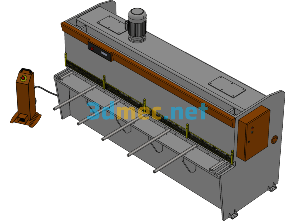 Fully Automatic Braffemam Paper Cutter - 3D Model SolidWorks Free Download