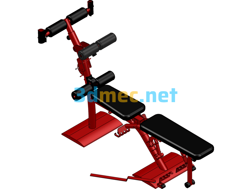 Fitness Equipment 3D Model - 3D Model SolidWorks Free Download