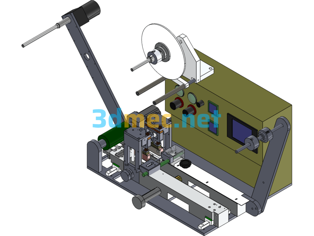 Electronic Component Packaging Machine - 3D Model SolidWorks Free Download