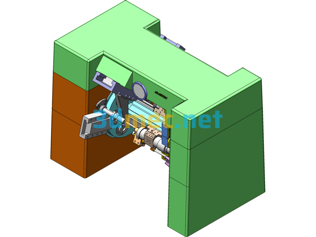 6-Axis Automatic Lathe (SW Design) - 3D Model SolidWorks Free Download