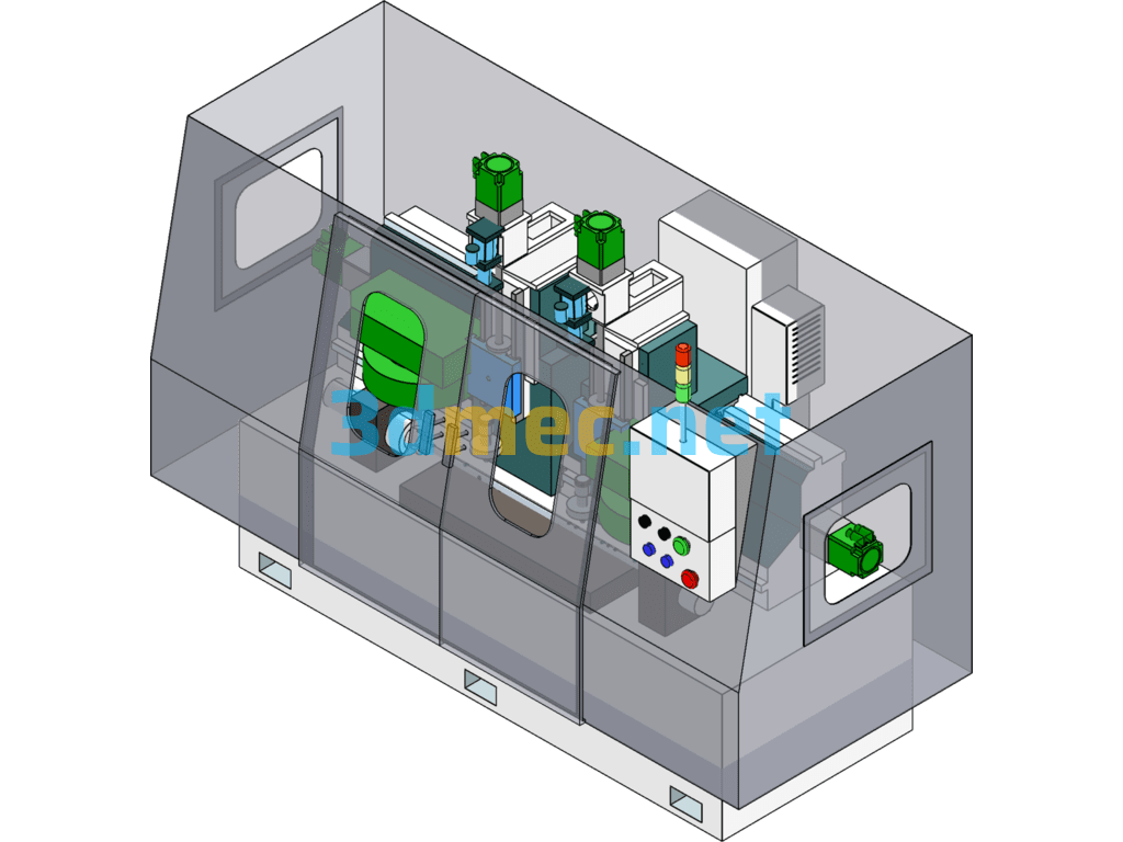 Hot Melt Drilling Machine Equipment - 3D Model SolidWorks Free Download