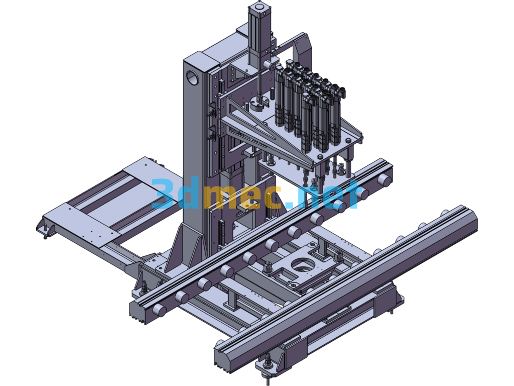 Fully Automatic Screw Tightening Equipment Model - 3D Model SolidWorks Free Download