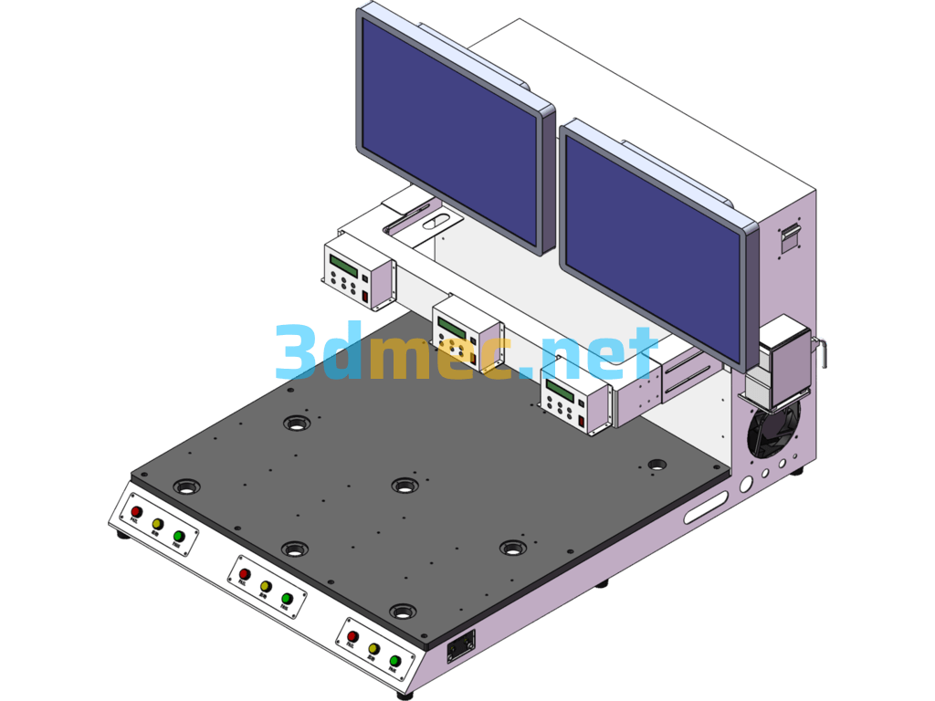 Desktop Chassis Sheet Metal Model - 3D Model SolidWorks Free Download