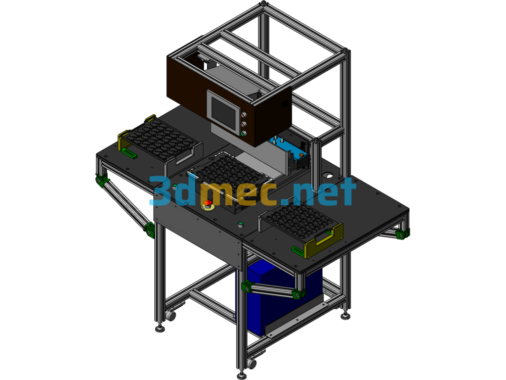 Barcode Scanning Equipment - 3D Model SolidWorks Free Download