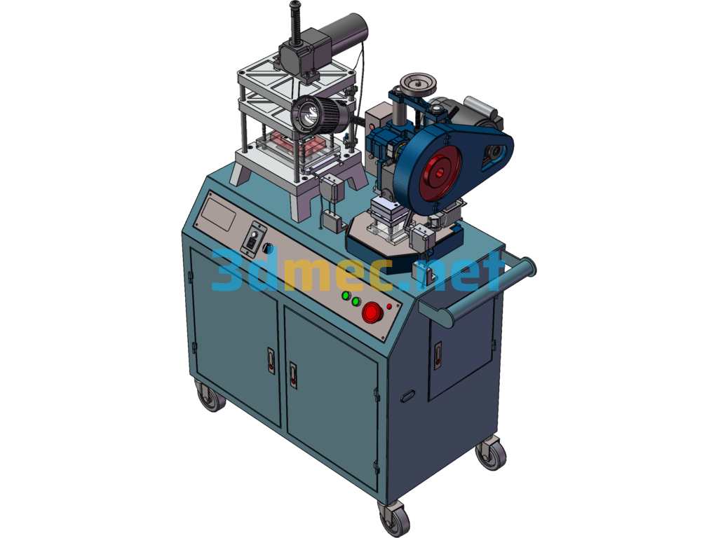 Small Punch Model - 3D Model SolidWorks Free Download