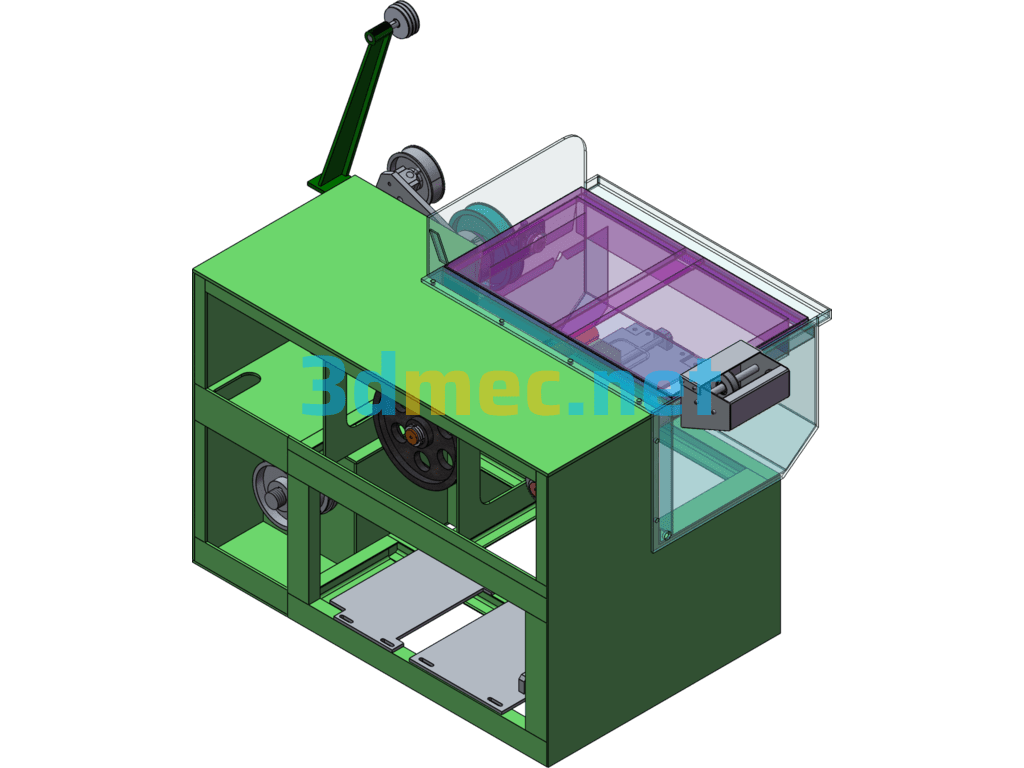 Wire Drawing Machine - 3D Model SolidWorks Free Download