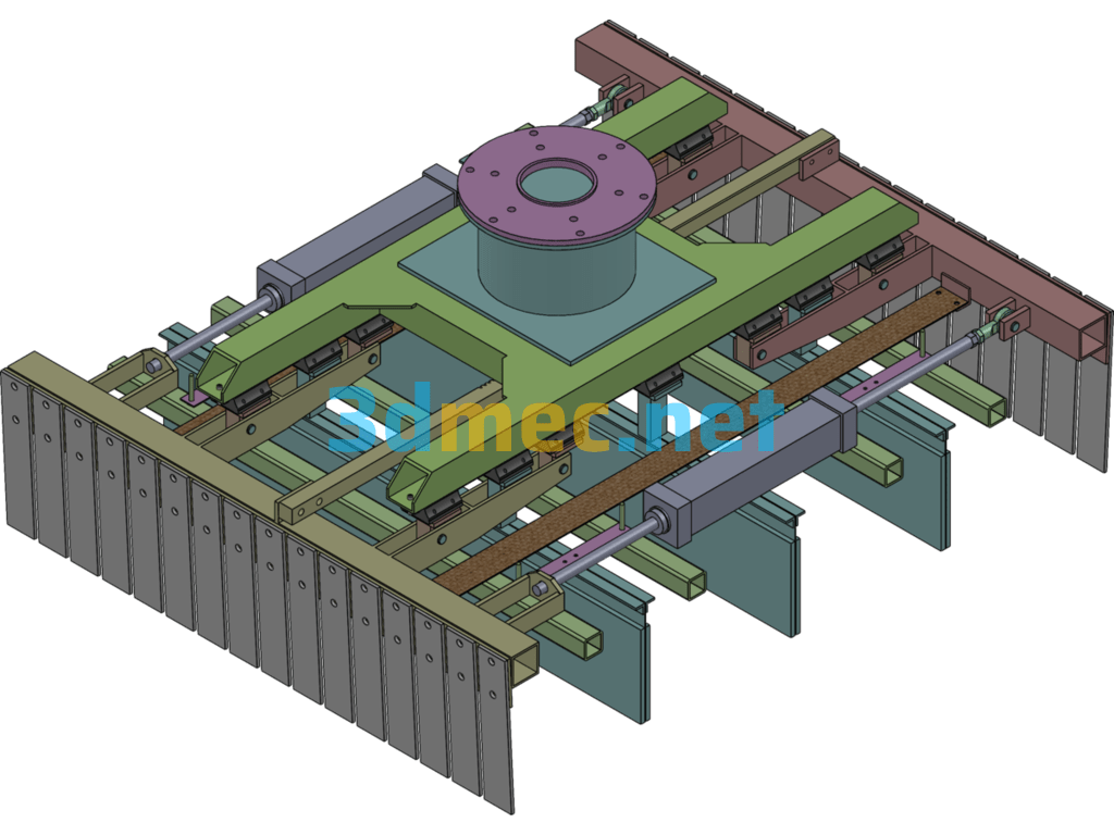 Robot Chuck For Stacking Machine - 3D Model SolidWorks Free Download