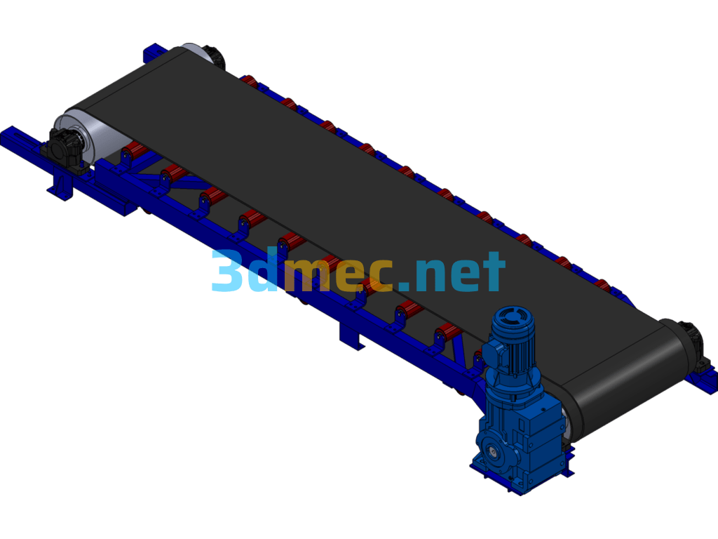 Belt Feeder - 3D Model SolidWorks Free Download