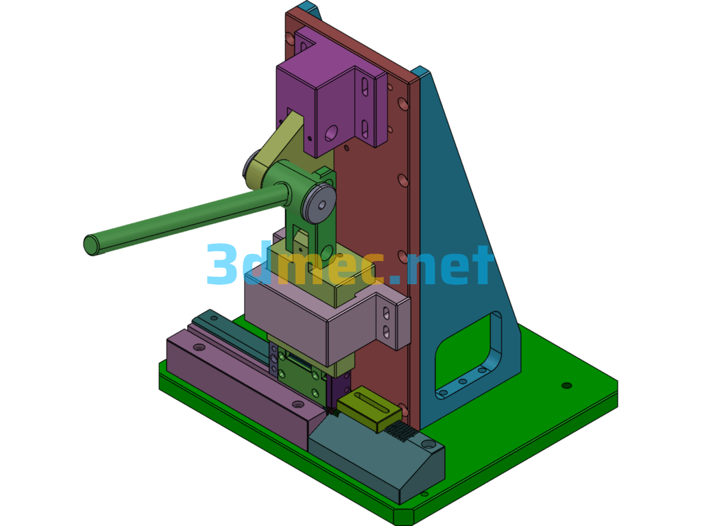 Sim Card Iron Shell Automatic Dispensing Machine Terminal Cutting Machine - 3D Model SolidWorks Free Download