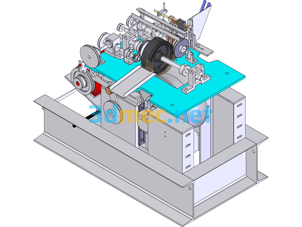 Surface Grinding Machine (SW Design) - 3D Model SolidWorks Free Download