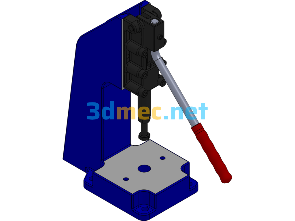 Manual Clamps (55 Types GH Series) - 3D Model SolidWorks Free Download