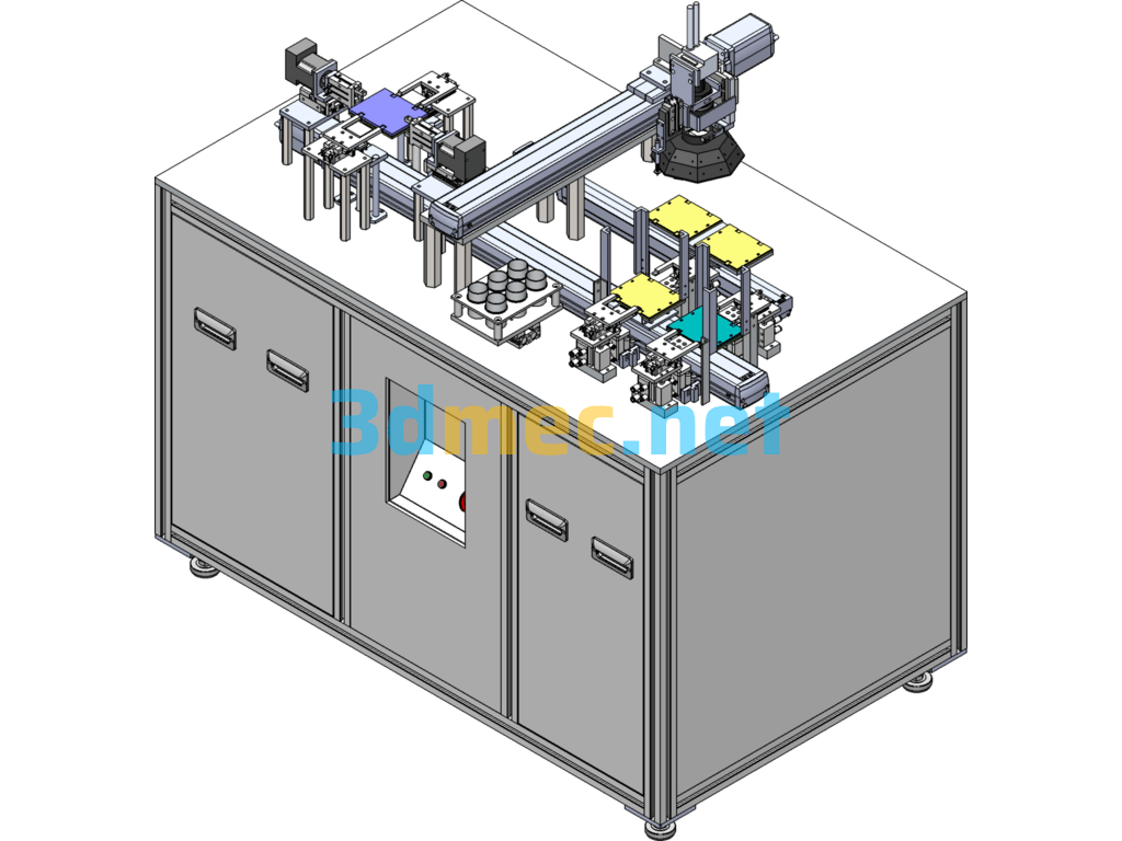 Optical Inspection Equipment - 3D Model SolidWorks Free Download