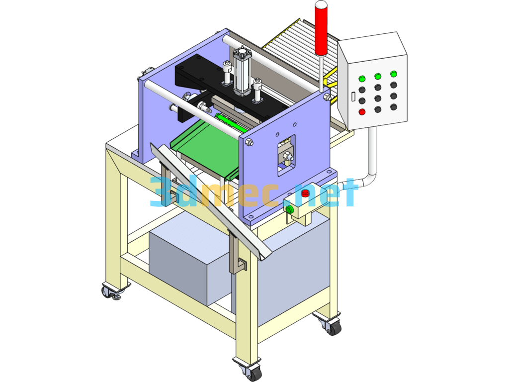 Tube Expansion Machine (Expanding Machine) - 3D Model SolidWorks Free Download