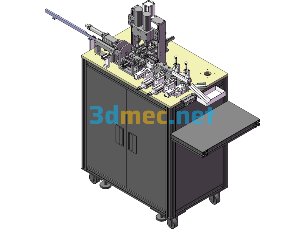 Connector Automatic Assembly Screw Machine - 3D Model SolidWorks Free Download