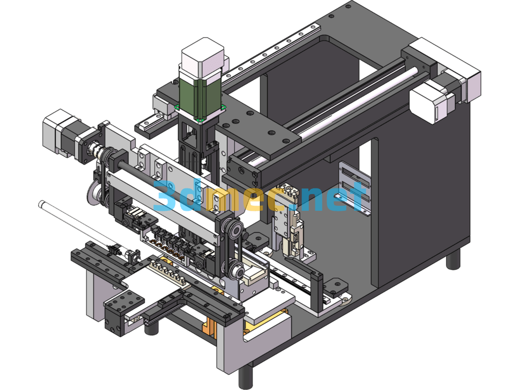 SMD Automatic Soldering Machine - 3D Model SolidWorks Free Download