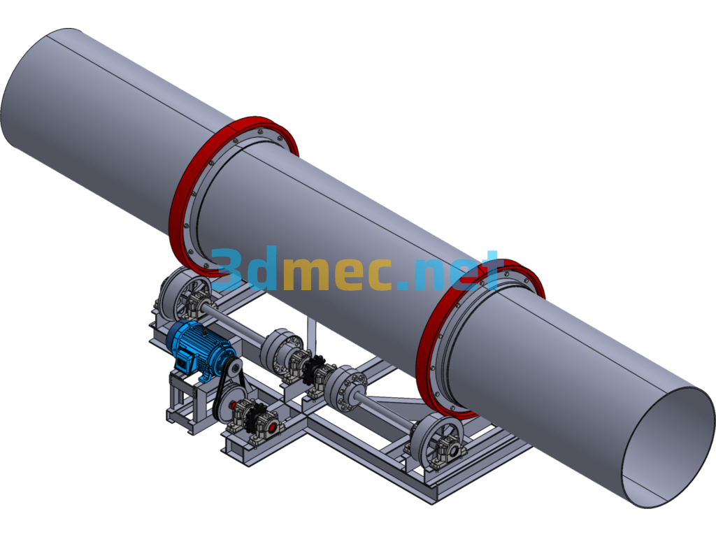 Rotary Abrader - 3D Model SolidWorks Free Download