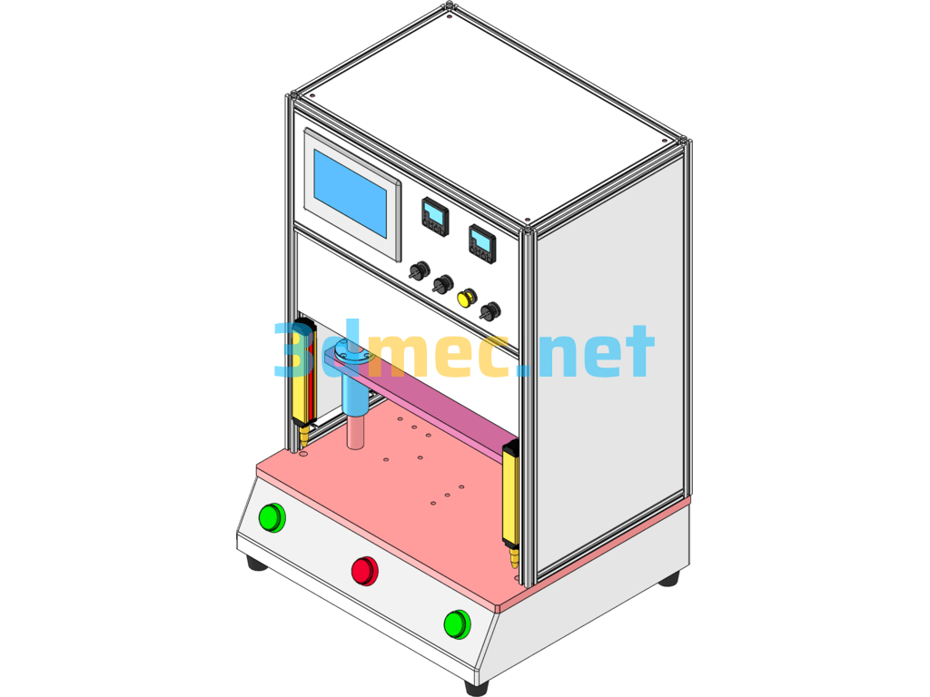 Servo Press Machine - 3D Model SolidWorks Free Download