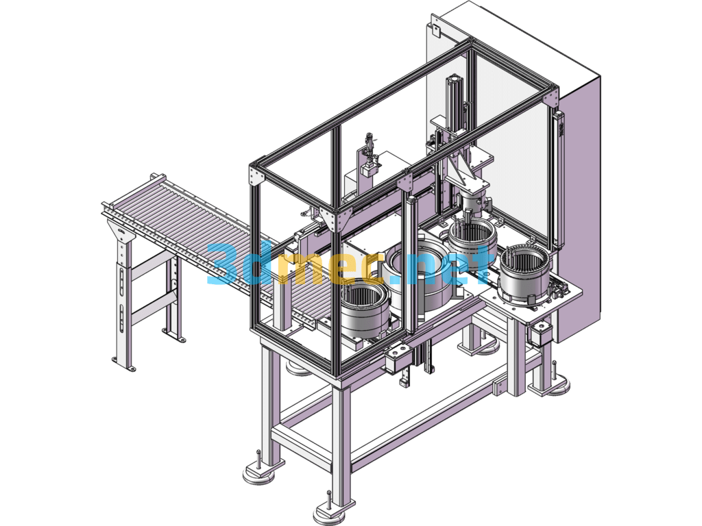 Case Assembly Equipment - 3D Model SolidWorks Free Download