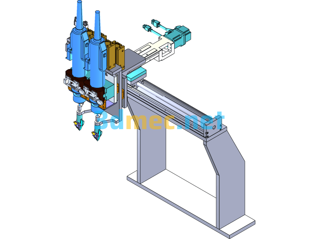 Three-Axis Automatic Screw Machine - 3D Model SolidWorks Free Download