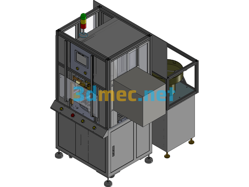 Six-Axis Automatic Assembly Screw Locking Machine - 3D Model SolidWorks Free Download