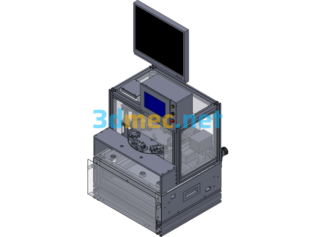 Circuit Board Tester (SW Design) - 3D Model SolidWorks Free Download