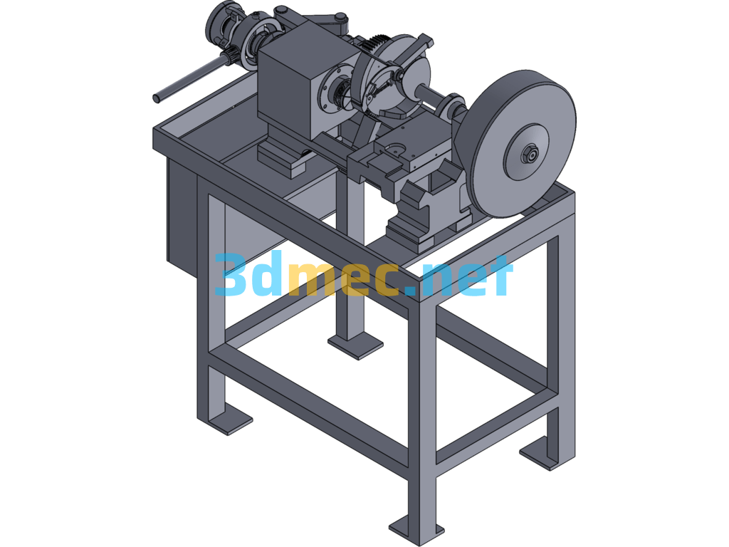 TLY432 Automatic Machine Tool Assembly - 3D Model SolidWorks Free Download