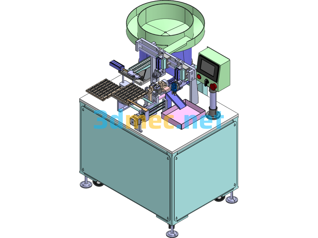 Thin Plate Automatic Welding Machine - 3D Model SolidWorks Free Download