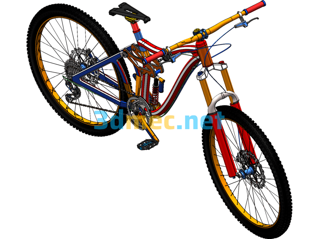 Bike - 3D Model SolidWorks Free Download