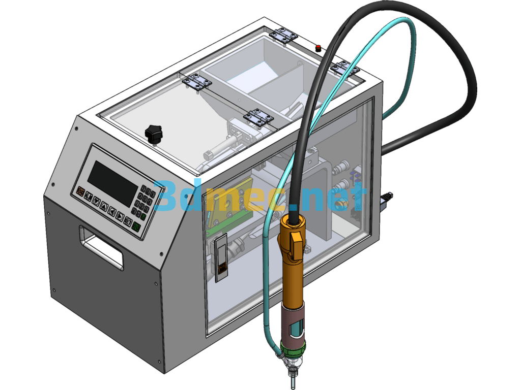 Handheld Screw Machine - 3D Model SolidWorks Free Download